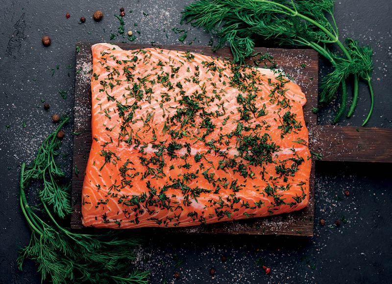 GRILL PARTY atšaldyta atlantinės lašišos filė su svogūnų ir krapų marinatu
			, 
				 250 g, 19,16 Eur/kg
