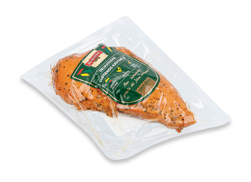 Karštai rūkyta DELIKATESINĖ vištienos krūtinėlė
			, 
				 1 kg. A lygio parduotuvėse