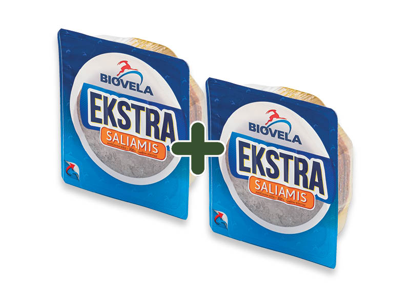 Karštai rūkytas BIOVELOS saliamis EKSTRA
			, 
				 200 g, 2,59 Eur/vnt. A lygio parduotuvėse