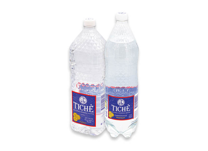 Vandeniui TICHĖ
			, 
				 0,75 l, 1 l, 1,5 l, 2 l, 5 rūšių. Ir IKI EXPRESS