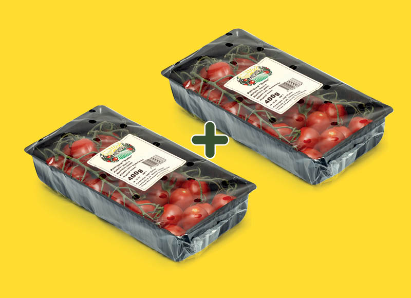 Fasuoti vynuoginiai pomidoriukai DUNEE/STRABENA
			, 
				 400 g, 1,99 Eur/vnt.