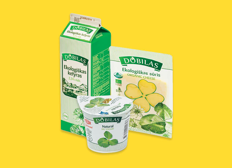 Ekologiškiems pieno produktams DOBILAS Ekologiškiems pieno produktams DOBILAS