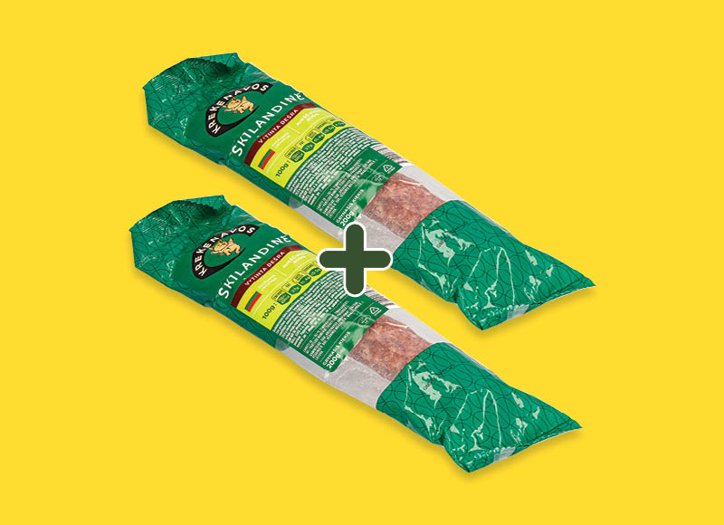Vytinta KREKENAVOS SKILANDINĖ dešra
			, 
				 200 g, 4,99 Eur/vnt. A lygio parduotuvėse