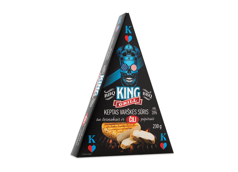 Keptas varškės sūris su česnakais ir čili pipirais
			, 
				 230 g, 12,13 Eur/kg. A lygio parduotuvėse