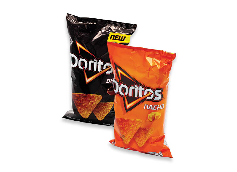 Kukurūzų traškučiai DORITOS, 100 g, 4 rūšių. 9,90 Eur/kg