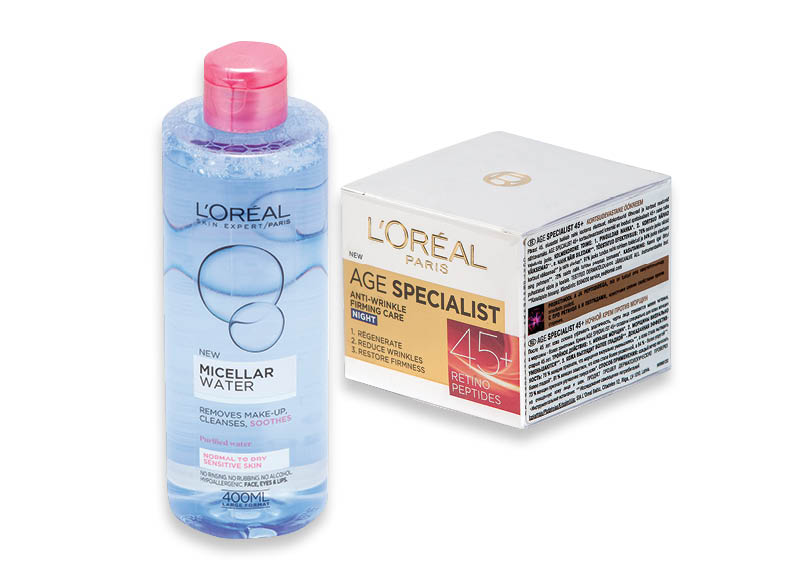 Veido priežiūros priemonėms L’OREAL