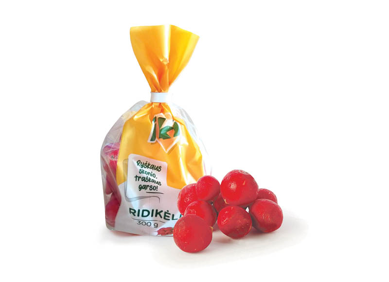 IKI fasuoti raudonieji ridikėliai, 300 g, 2,30 Eur/kg. Ir IKI EXPRESS