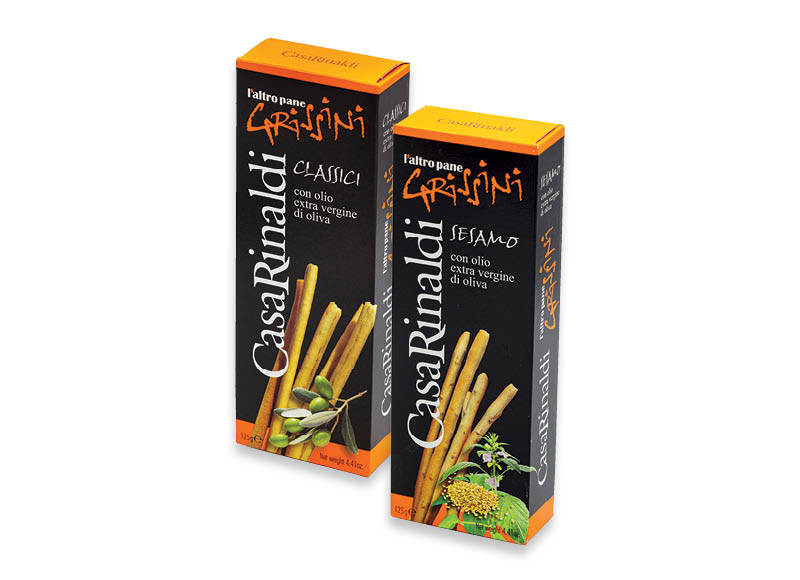 Duonos lazdelės CASA RINALDI
			, 
				 125 g, 2 rūšių 10,32 Eur/kg. A lygio parduotuvėse