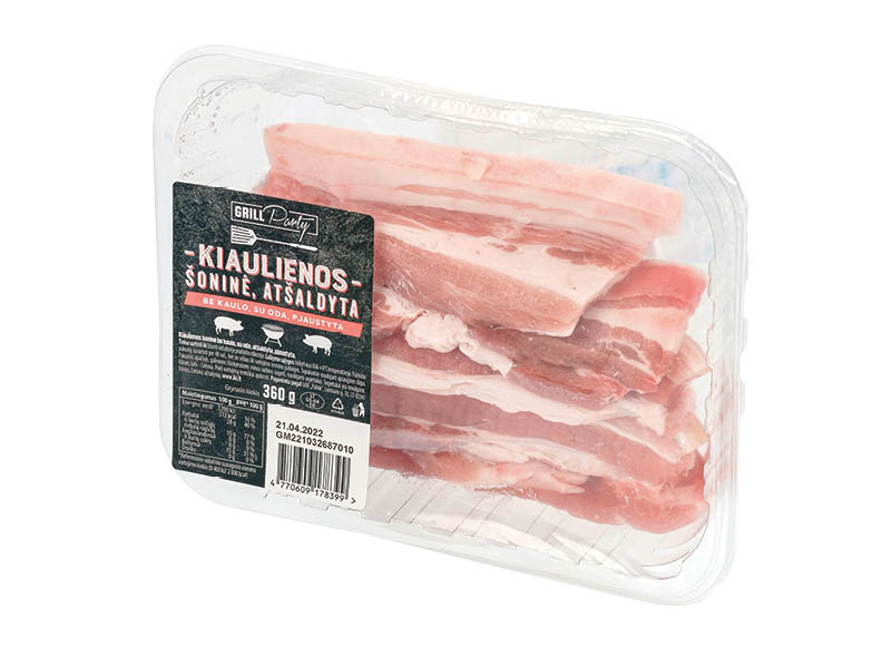 Kiaulienos šoninė GRILL PARTY
			, 
				 360 g, 8,31 Eur/kg. A lygio parduotuvėse