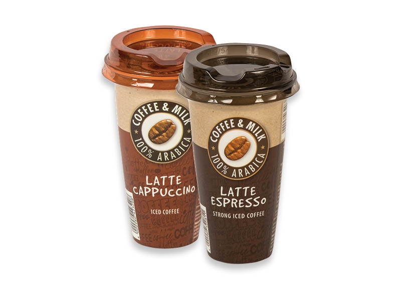 Šalta kava COFFEE&MILK
,
250 ml, 3 rūšių, 2,36 Eur/l. A lygio parduotuvėse. Ir IKI EXPRESS Šalta kava COFFEE&MILK
,
250 ml, 3 rūšių, 2,36 Eur/l. A lygio parduotuvėse. Ir IKI EXPRESS