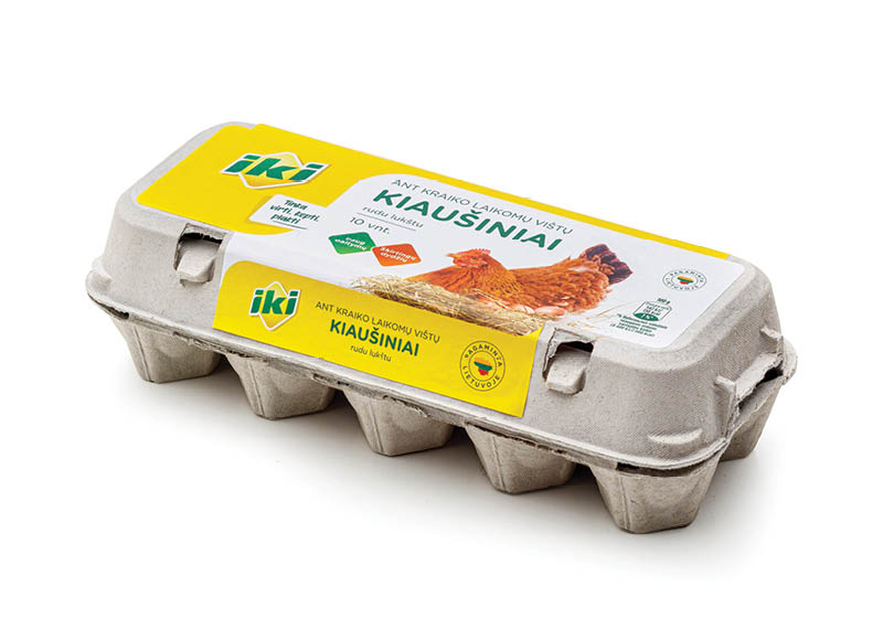 IKI ant kraiko laikomų vištų kiaušiniai
,
Skirtingų dydžių, rudu lukštu, nr 2, 10 vnt., 0,14 Eur/vnt. IKI ant kraiko laikomų vištų kiaušiniai
,
Skirtingų dydžių, rudu lukštu, nr 2, 10 vnt., 0,14 Eur/vnt.