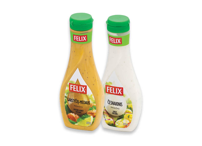 Padažams FELIX
			, 
				 375 g, 380 g, 5 rūšių. Ir IKI EXPRESS