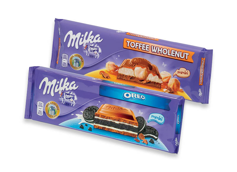Šokolado plytelės MILKA
			, 
				 250 g, 276 g, 300 g, 6 rūšių. Ir IKI EXPRESS