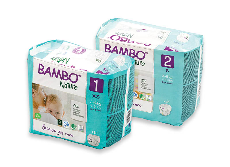 Ekologiškoms sauskelnėms ir servetėlėms BAMBO
			, 
				 Įvairių rūšių. A lygio parduotuvėse