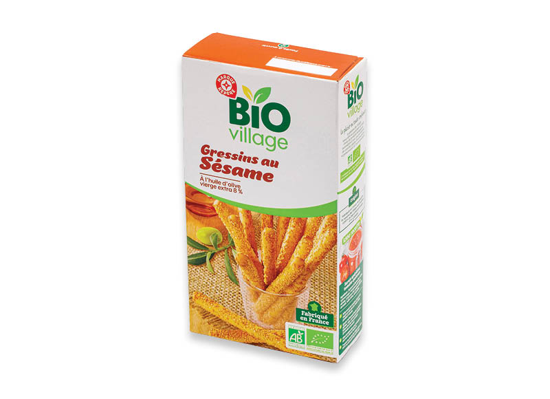 BIO VILLAGE duonos lazdelės su sezamais
			, 
				 125 g, 16,72 Eur/kg. A lygio parduotuvėse. Ir IKI EXPRESS