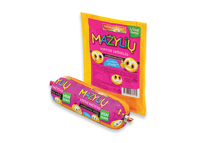 NEMATEKO MAŽYLIŲ mėsos gaminiams, 150 g, 210 g, 300 g, 4 rūšių