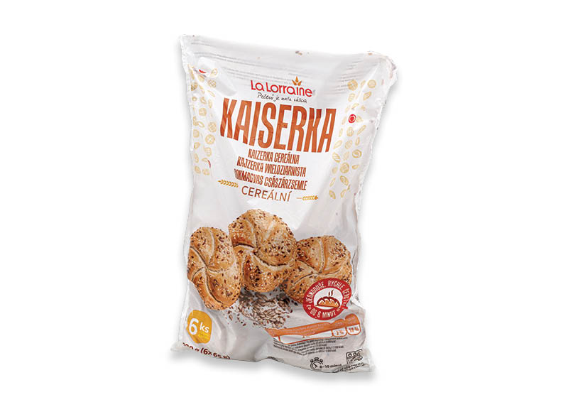 Šaldytos daugiagrūdės KAIZERIO bandelės
			, 
				 390 g, 2,54 Eur/kg. A lygio parduotuvėse