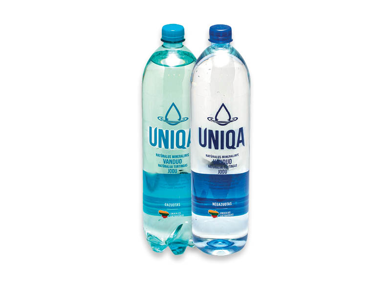 Vanduo UNIQA
			, 
				 1,5 l, 2 rūšių, 0,40 Eur/l. A lygio parduotuvėse