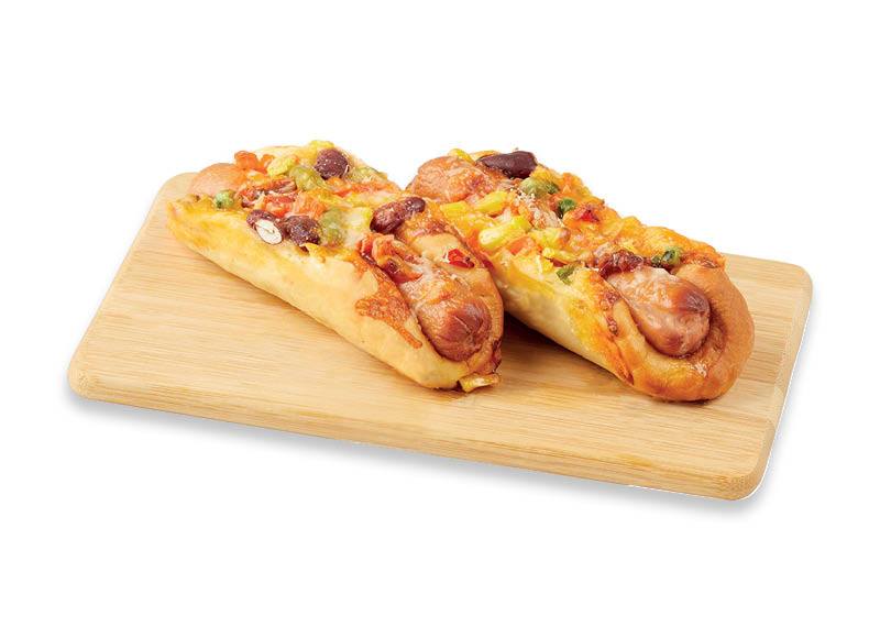 PIKANTIŠKA bandelė su dešrele ir meksikietišku daržovių įdaru
			, 
				 120 g, 7,08 Eur/kg. A (1) lygio parduotuvėse