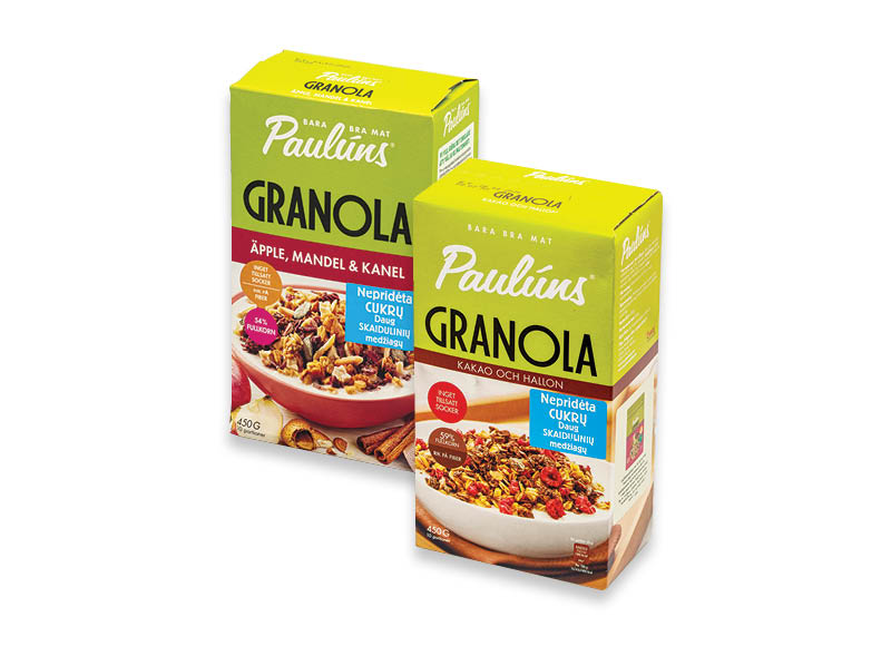 Traškūs javainiai, granola PAULUNS
,
450 g, 4 rūšių, 8,56 Eur/kg. A lygio parduotuvėse Traškūs javainiai, granola PAULUNS
,
450 g, 4 rūšių, 8,56 Eur/kg. A lygio parduotuvėse