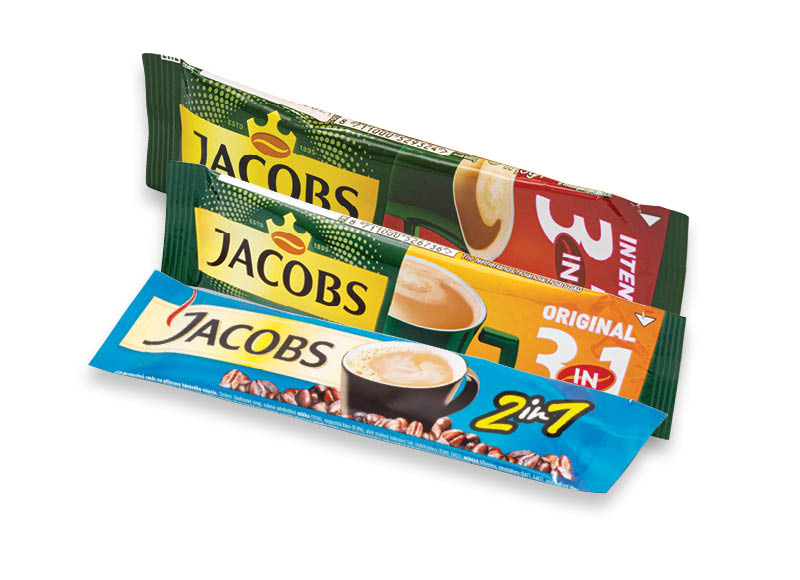 Tirpiosios kavos gėrimai pakeliuose JACOBS
			, 
				 5 rūšių. Ir IKI EXPRESS