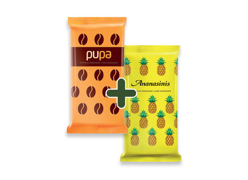 Šokolado plytelė RAUDONOJI AGUONA, ANANASINIS ir PUPA
,
80 g, 3 rūšių, 0,99 Eur/vnt. A lygio parduotuvėse Šokolado plytelė RAUDONOJI AGUONA, ANANASINIS ir PUPA
,
80 g, 3 rūšių, 0,99 Eur/vnt. A lygio parduotuvėse