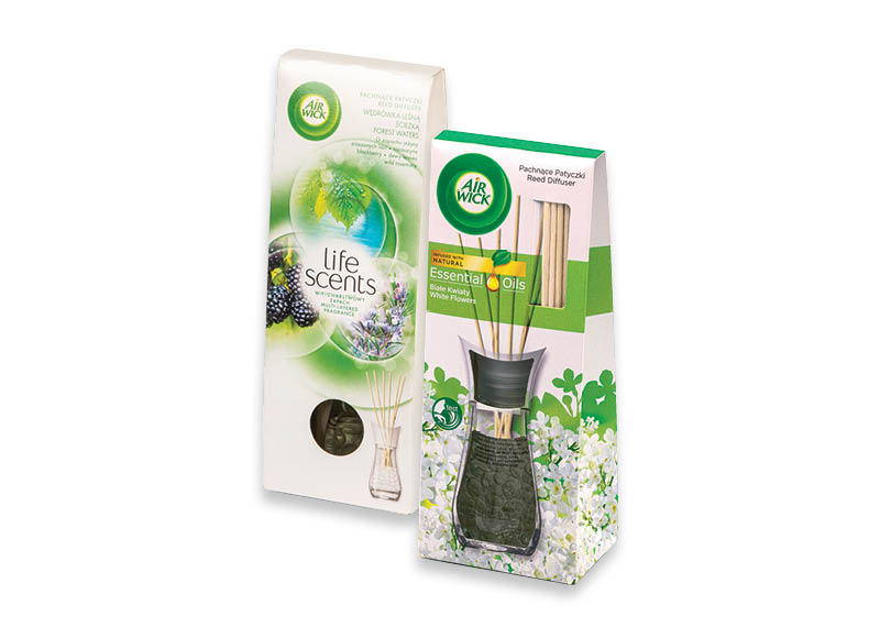 Kvaposioms lazdelėms AIR WICK ir BOTANICA
			, 
				 8 rūšių. A lygio parduotuvėse