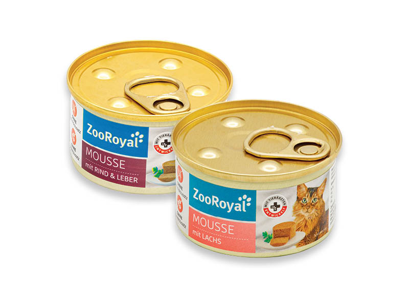 Visavertis kačių ėdalas ZOOROYAL MOUSSE
			, 
				 85 g, 3 rūšių, 5,76 Eur/kg. Ir IKI EXPRESS