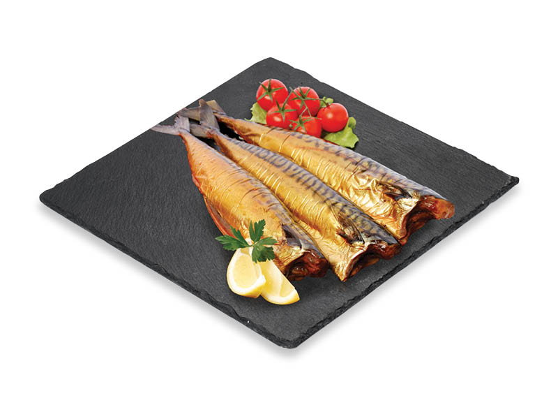 Karštai rūkytos skrostos atlantinės skumbrės be galvos
			, 
				 1 kg (sveriamoje vitrinoje). A lygio parduotuvėse