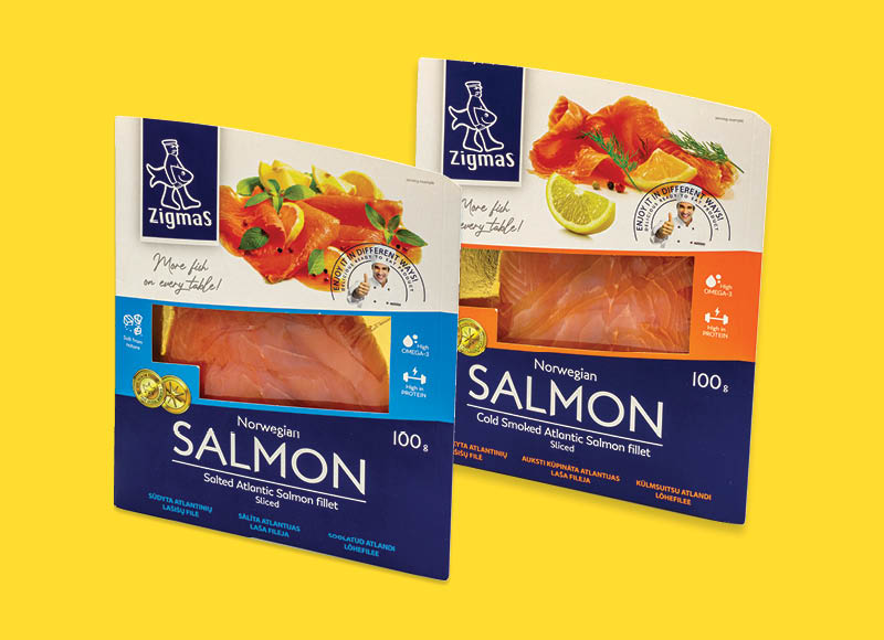 Šaltai rūkyta ar sūdyta lašišų filė ZIGMAS
,
100 g, 2 rūšių. 18,90 Eur/kg. Ir IKI EXPRESS Šaltai rūkyta ar sūdyta lašišų filė ZIGMAS
,
100 g, 2 rūšių. 18,90 Eur/kg. Ir IKI EXPRESS