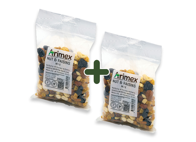 ARIMEX riešutų ir razinų mišinys
,
2,09 Eur/vnt. Ir IKI EXPRESS ARIMEX riešutų ir razinų mišinys
,
2,09 Eur/vnt. Ir IKI EXPRESS