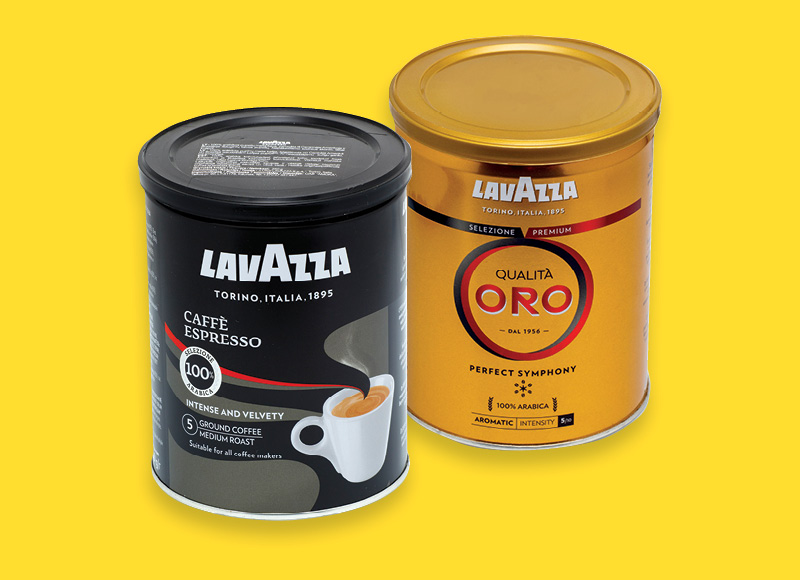 Malta kava LAVAZZA ESPRESSO ar QUALITA ORO
,
250 g, 2 rūšių, 14,36 Eur/kg. Ir IKI EXPRESS Malta kava LAVAZZA ESPRESSO ar QUALITA ORO
,
250 g, 2 rūšių, 14,36 Eur/kg. Ir IKI EXPRESS