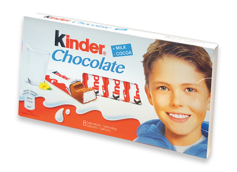 KINDER šokolado plytelės
			, 
				 100 g, 13,50 Eur/kg. Ir IKI EXPRESS