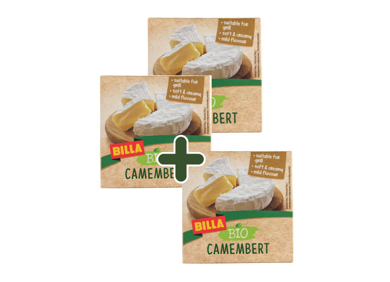 BILLA BIO CAMEMBERT ekologiškas sūris
,
120 g, 1,59 Eur/vnt. A lygio parduotuvėse. Ir IKI EXPRESS BILLA BIO CAMEMBERT ekologiškas sūris
,
120 g, 1,59 Eur/vnt. A lygio parduotuvėse. Ir IKI EXPRESS