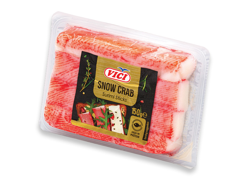 Krabų skonio lazdelės VIČI
			, 
				 150 g, 10,60 Eur/kg. A lygio parduotuvėse. Ir IKI EXPRESS