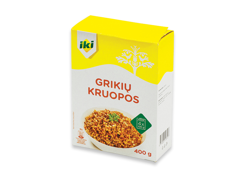 IKI grikių kruopos
,
4×100 g, 3,23 Eur/kg. Ir IKI EXPRESS IKI grikių kruopos
,
4×100 g, 3,23 Eur/kg. Ir IKI EXPRESS