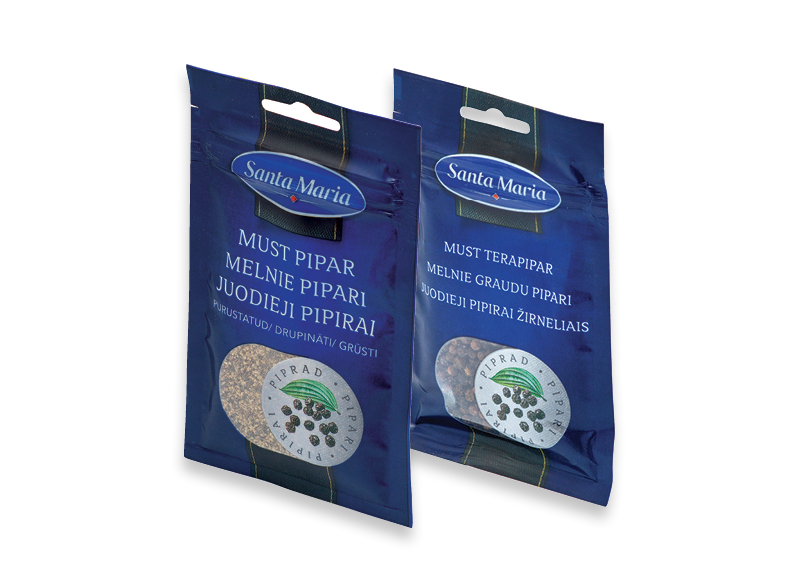 Juodieji malti, grūsti ir žirneliais pipirai SANTA MARIA
,
16 g, 18 g, 22 g, 3 rūšių. Ir IKI EXPRESS Juodieji malti, grūsti ir žirneliais pipirai SANTA MARIA
,
16 g, 18 g, 22 g, 3 rūšių. Ir IKI EXPRESS