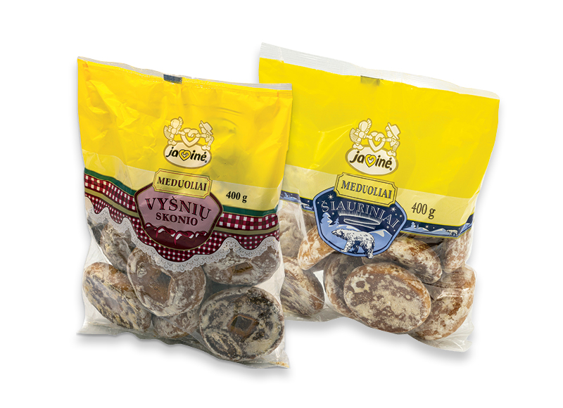 JAVINĖS ŠIAURINIAI ir VYŠNIŲ SKONIO meduoliai
			, 
				 400 g, 2 rūšių, 3,73 Eur/kg