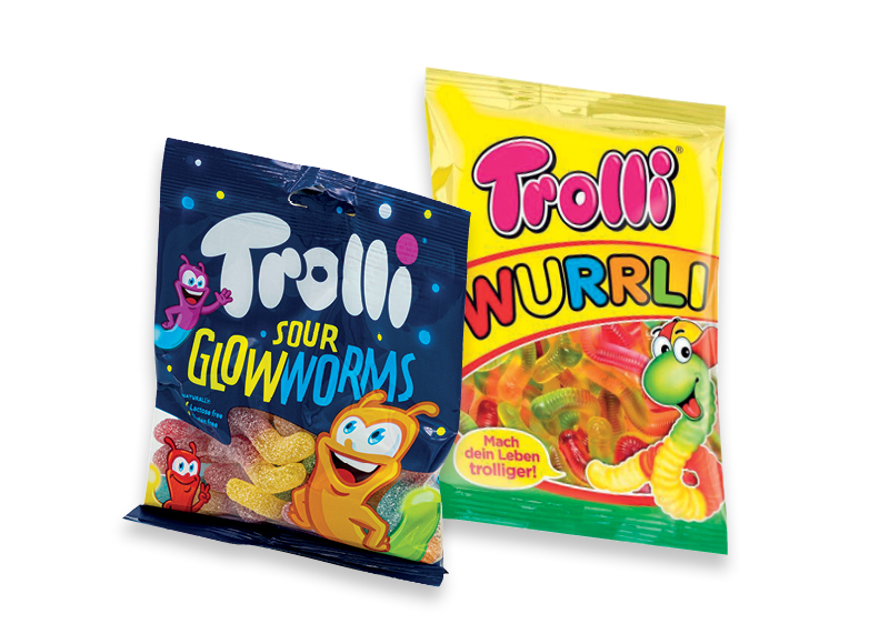 Guminukai TROLLI
			, 
				 00 g, 2 rūšių, 7,90 Eur/kg. Ir IKI EXPRESS