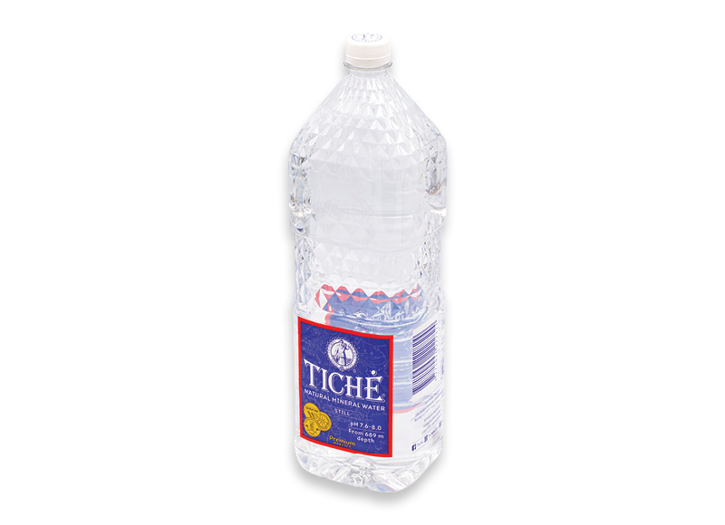 Natūralus negazuotas mineralinis vanduo TICHĖ
			, 
				 2 l, 0,43 Eur/l. Ir IKI EXPRESS