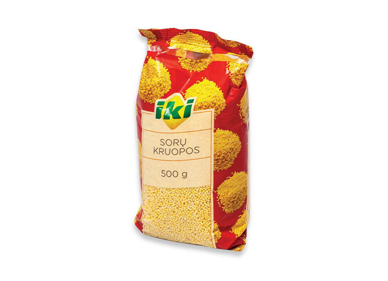IKI sorų kruopos, 500 g, 1,94 Eur/kg