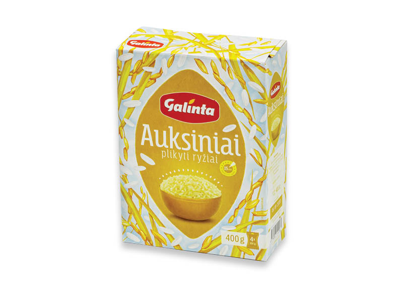 AUKSINIAI ryžiai GALINTA
,
4 x 100 g, 1,98 Eur/kg AUKSINIAI ryžiai GALINTA
,
4 x 100 g, 1,98 Eur/kg