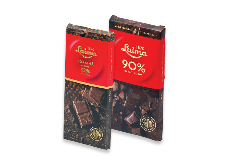 Šokolado plytelėms LAIMA
,
100 g, 4 rūšių Šokolado plytelėms LAIMA
,
100 g, 4 rūšių