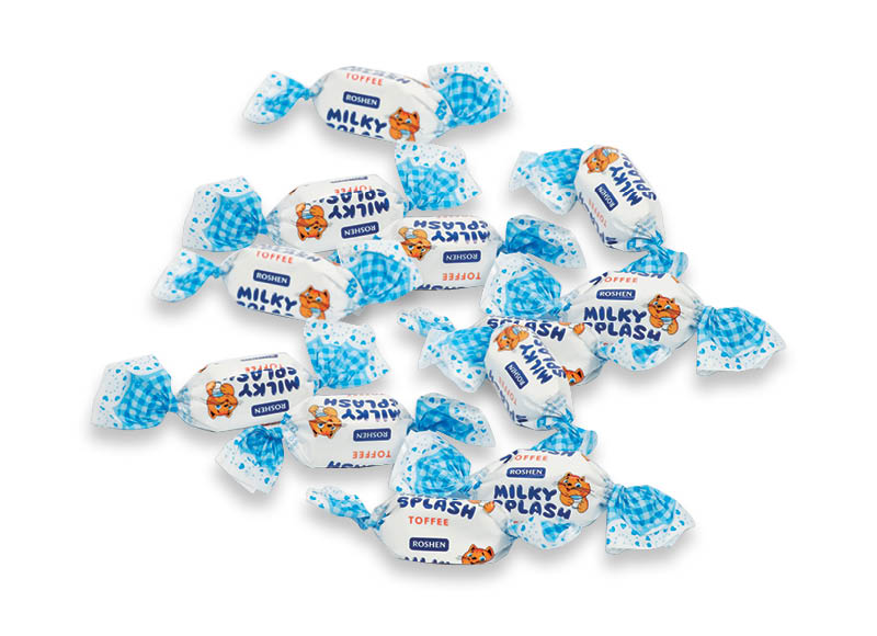 Sveriami saldainiai MILKY SPLASH
			, 
				 1 kg A lygio parduotuvėse