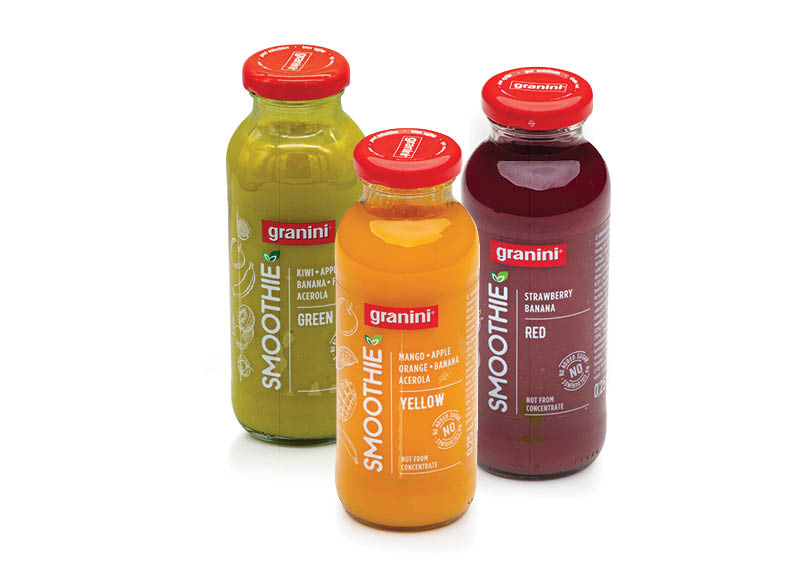 Vaisių kokteiliai GRANINI
			, 
				 250 ml, 4 rūšių, 6,36 Eur/l. A lygio parduotuvėse