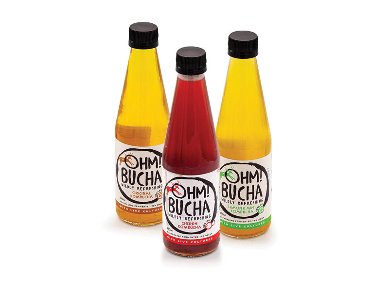 OHM!BUCHA kombucha
			, 
				 350 ml, 4 rūšių, 4,54 Eur/l. A lygio parduotuvėse