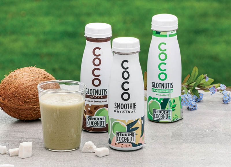 Kokosų glotnučiams
			, 
				 265 ml, 2 rūšių. A lygio parduotuvėse