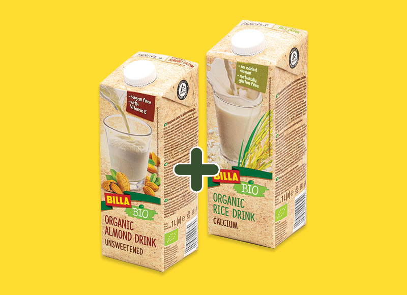 BILLA BIO ekologiškas ryžių, avižų, kokosų, migdolų gėrimas
,
1 l, 4 rūšių, 2,99 Eur/vnt. Ir IKI EXPRESS BILLA BIO ekologiškas ryžių, avižų, kokosų, migdolų gėrimas
,
1 l, 4 rūšių, 2,99 Eur/vnt. Ir IKI EXPRESS