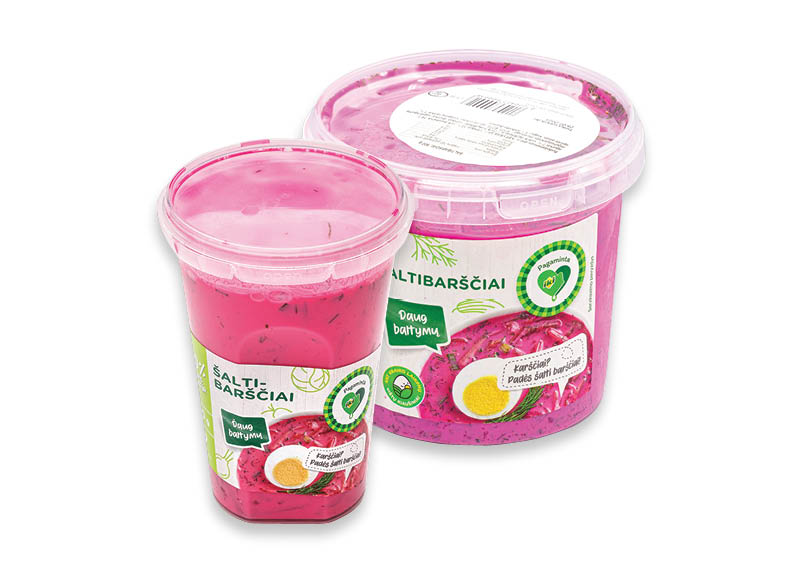 PAGAMINTA IKI šaltibarščiams, 400 g, 900 g. Ir IKI EXPRESS