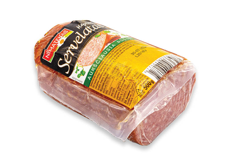 Keptas SKANULIO servelatas
,
500 g, a. r., 4,98 Eur/kg. A lygio parduotuvėse Keptas SKANULIO servelatas
,
500 g, a. r., 4,98 Eur/kg. A lygio parduotuvėse